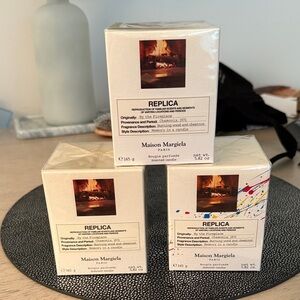 MAISON MARGIELA Replica Candle “By The Fireplace” (3) NWT
